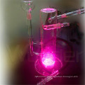 Novo Style Galss Hookah com LED e caso de couro